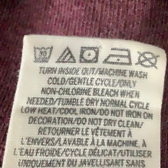 Pink Victoria’s Secret Burgundy 1/4 Zip Pullover Size XS - Picture 12 of 16